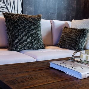 CAPA DE ALMOFADA DE PELE MOSCOU 50X50CM