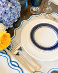 JOGO AMERICANO IMPERMEÁVEL BREEZE OVAL AZUL