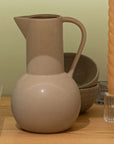VASO DE CERÂMICA JARRA CINZA 18 X 25 (H) CM
