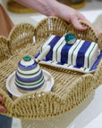 BANDEJA PALHA NATURAL SCALLOP G 44X33CM