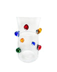 VASO EM VIDRO CONFETTI M 17x18CM