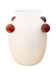 VASO CERÂMICA ARTESANAL NATURAL ÁGATAS 24CM