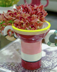 VASO DE CERÂMICA HARARE LISTRADO 17CM