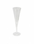 TAÇA DE CHAMPANHE EM ACRÍLICO PRISMA TRANSPARENTE