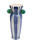 VASO CERÂMICA ARTESANAL AZUL AGATAS