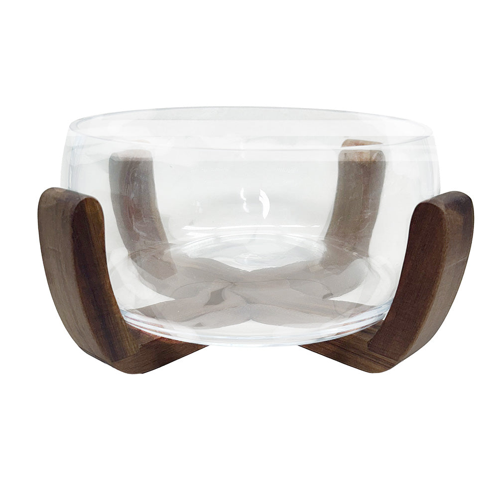 TRAVESSA MULTIUSO VIDRO E MADEIRA ESSENTIAL G