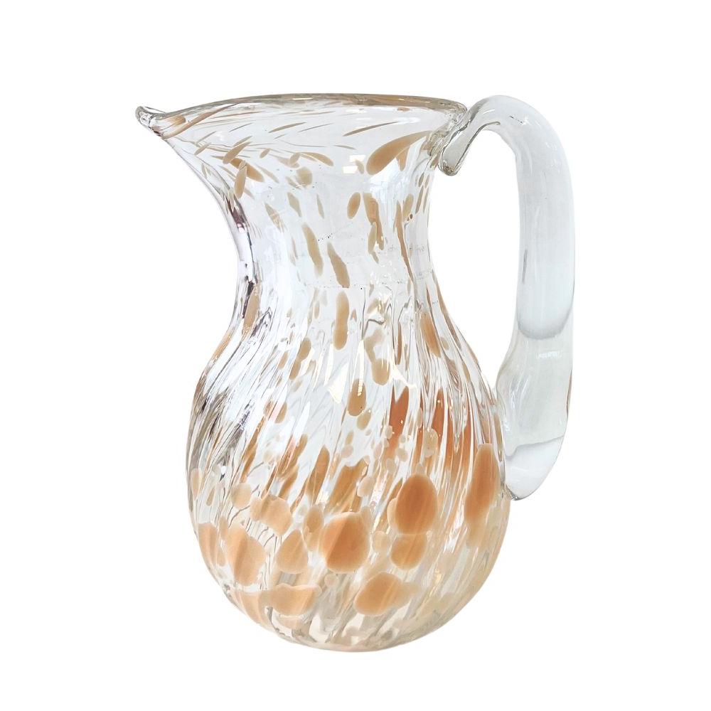 JARRA DE MURANO FLOW BEGE 20 X 23 (H) CM