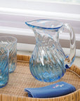 JARRA DE MURANO FLOW AZUL 20 X 23 (H) CM
