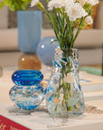 BOMBONIERE DE MURANO BUBBLE DOTS AZUL