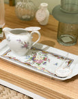MINI LEITEIRA DE PORCELANA BAVARIA COM DESENHO FLORES