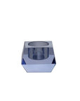 CASTIÇAL CRISTAL BLUE SQUARE 7 X 5 (H) CM