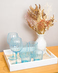 VASO BOLINHAS COM FLORES SECAS BOTANIKLAB OFF WHITE