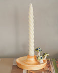 VELAS PARA CASTIÇAL TWIST MARFIM 25 CM - 02 UNIDADES