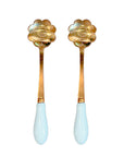 SET 2 COLHERES DE CAFÉ FIORI BRANCO