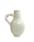 VASO DE CERÂMICA FEITO A MÃO KIGALI MARFIM 23CM
