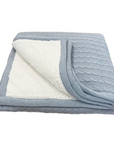 MANTA DE TRICOT COZY CINZA 130X175 CM