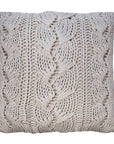 CAPA DE ALMOFADA TRICOT MANUAL GOMOS FENDI 50X50 CM