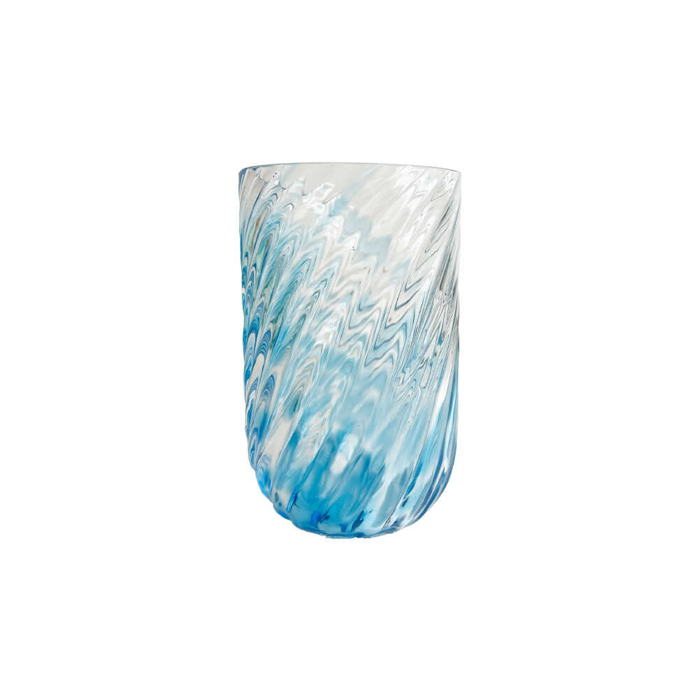 COPO DE MURANO FLOW AZUL 8 X 13 (H) CM