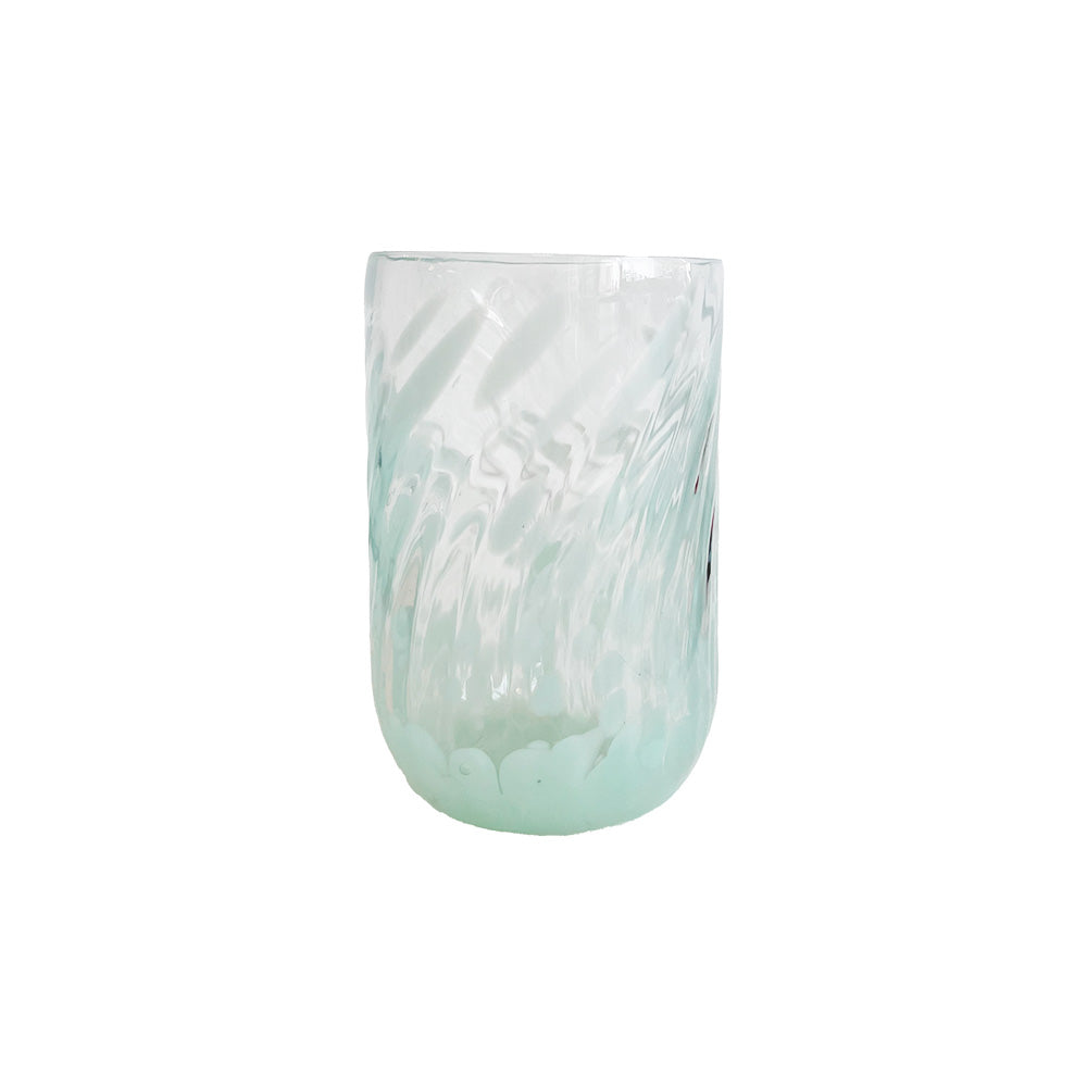 COPO DE MURANO FLOW VERDE 8 X 13 (H) CM