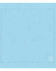GUARDANAPO DE LINHO VISCO BARRA LARGA PREMIUM AZUL 55X55 CM
