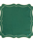 GUARDANAPO LINHO PURO ÁRVORE DE NATAL VERDE