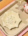 BANDEJA DE COURO NATURAL OFF WHITE M 24 X 35 X 4 (H) CM