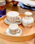 BANDEJA LACA TEXTURA PEACH M 32CM
