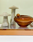 BOWL DE MURANO BUBBLE ÂMBAR