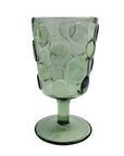 TAÇA DE VIDRO VERDE RIO
