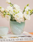 VASO MURANO DEGRANDE FIRENZE VERDE G - 16 CM