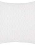 CAPA DE ALMOFADA TRICOT PLUS LOSANGOS OFF WHITE 50X50 CM