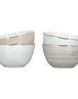 CONJUNTO DE BOWLS DE CERÂMICA AQUARELA P 10,5CM X 10,5CM X 6CM