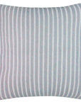 CAPA DE ALMOFADA TRICOT PLUS RISCA DE GIZ CINZA 50 X 50 CM