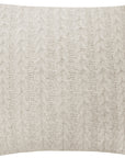 CAPA DE ALMOFADA TRANÇA CASHMERE TOUCH BEGE 50X50 CM