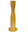 CASTIÇAL DE MADEIRA TAUARI CÔNICO 9 X 21,5(H) CM