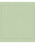GUARDANAPO DE LINHO VISCO BARRA LARGA PREMIUM VERDE 55X55 CM
