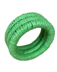 Porta guardanapo de fibra natural verde