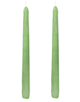VELAS PARA CASTIÇAL CÔNICA VERDE CLARO 25 CM - 02 UNIDADES