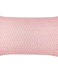 CAPA DE ALMOFADA TRICOT PLUS CESTARIA RIM ROSA 70X35