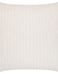 CAPA DE ALMOFADA TRICOT PLUS RISCA DE GIZ BEGE 50X50 CM