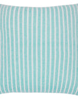CAPA DE ALMOFADA TRICOT PLUS RISCA DE GIZ VERDE 50X50 CM