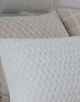 CAPA DE ALMOFADA TRICOT PLUS CESTARIA RIM OFF WHITE 70X35