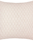 CAPA DE ALMOFADA TRICOT PLUS LOSANGOS BEGE 50X50