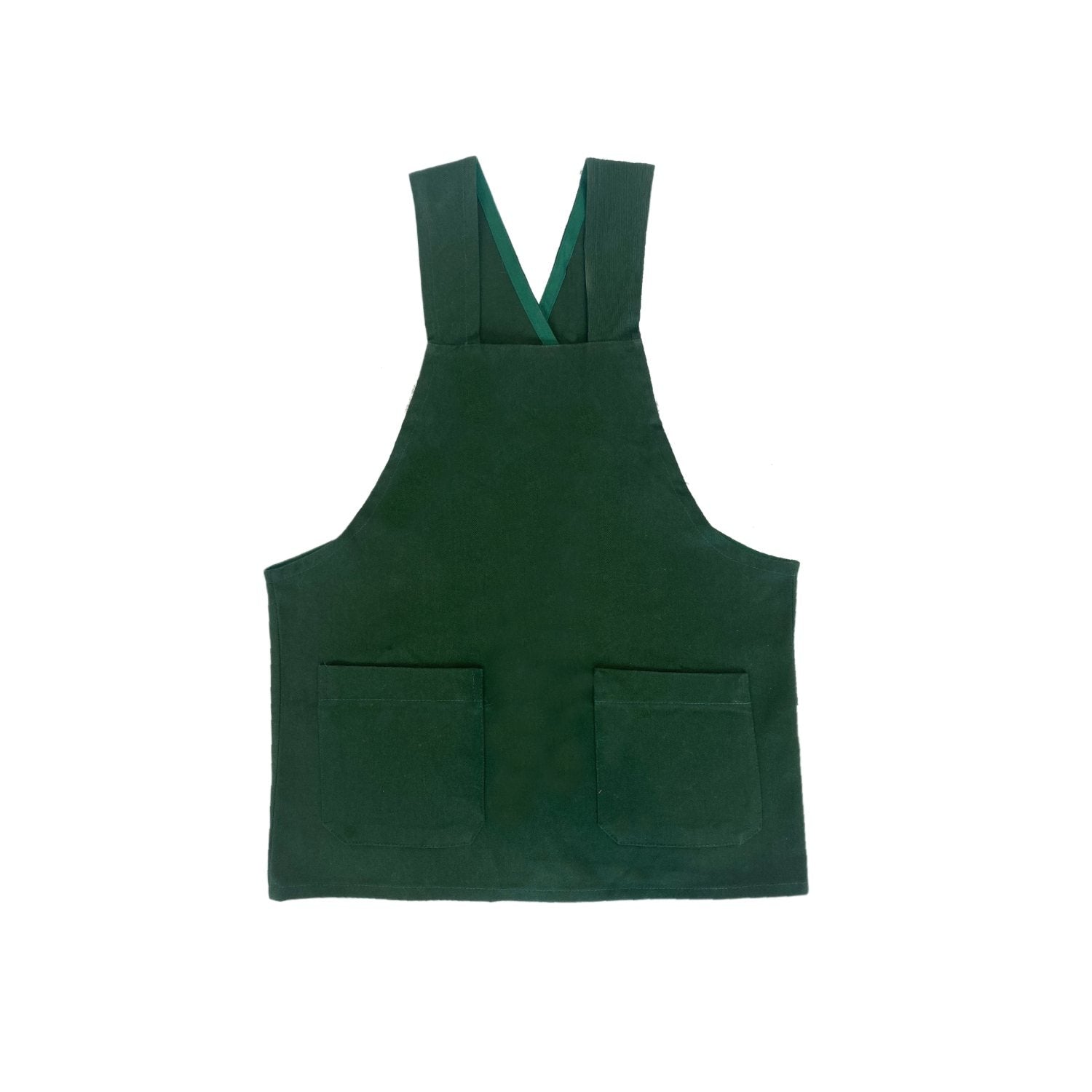 avental verde infantil