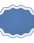 JOGO AMERICANO IMPERMEÁVEL DUO AZUL E BRANCO 46X37 CM