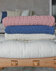 MANTA TRICOT PLUS CESTARIA OFF WHITE 130X180 CM
