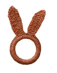 PORTA GUARDANAPO COELHO TRAMADO TERRACOTA