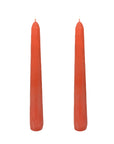 VELAS PARA CASTIÇAL CÔNICA TERRACOTA  18 CM - 02 UNIDADES