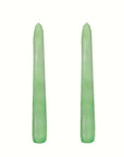 VELAS PARA CASTIÇAL CÔNICA VERDE CLARO 18 CM - 02 UNIDADES