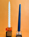 VELAS PARA CASTIÇAL TWIST MARFIM 25 CM - 02 UNIDADES